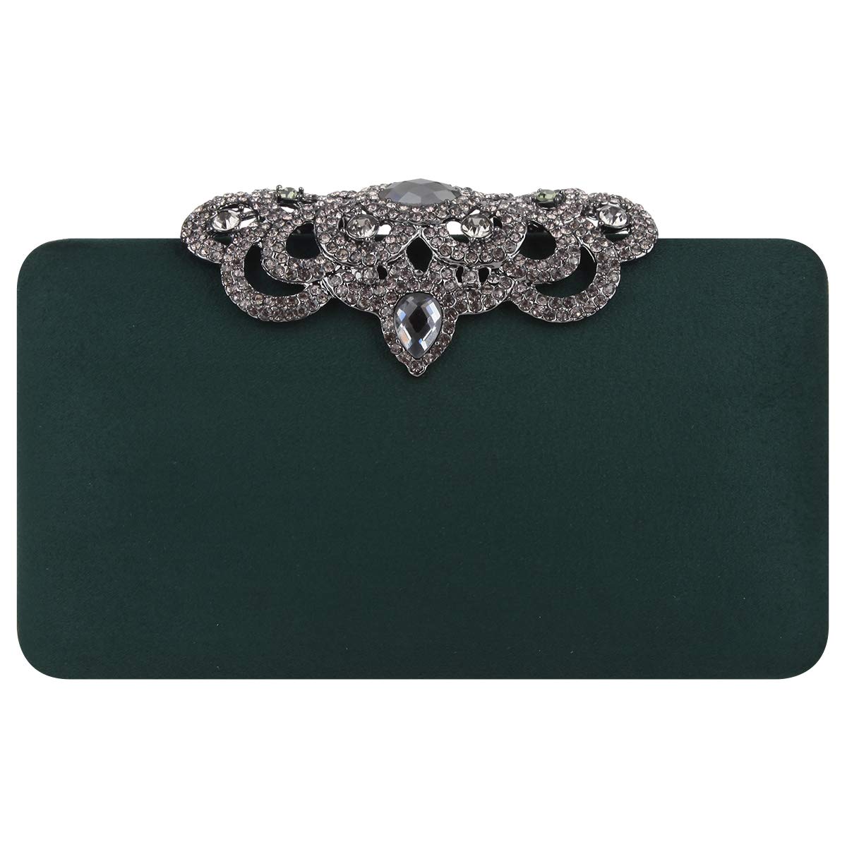 Heart Shaped Velvet Clutch Purse for Women - Elegant Evening Bag for Parties, Weddings & Special Occasions