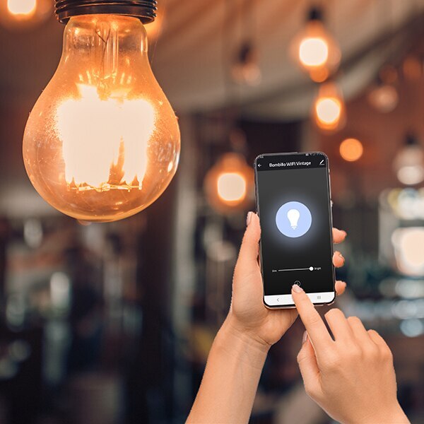 Smart WiFi Light Bulb 5W Warm White - Dimmable LED Bulb for Home, Bedroom, Living Room, Smart Home Automation