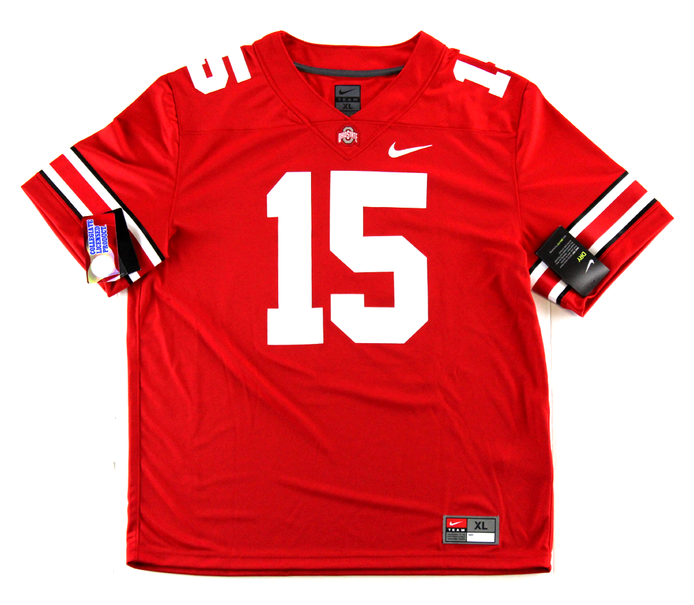 Authentic Ezekiel Elliott Signed Ohio State Nike Game Style Red Jersey - Limited Edition Collectible for Sports Fans & Memorabilia Enthusiasts - Perfect for Display, Gifts & Game Day Decor