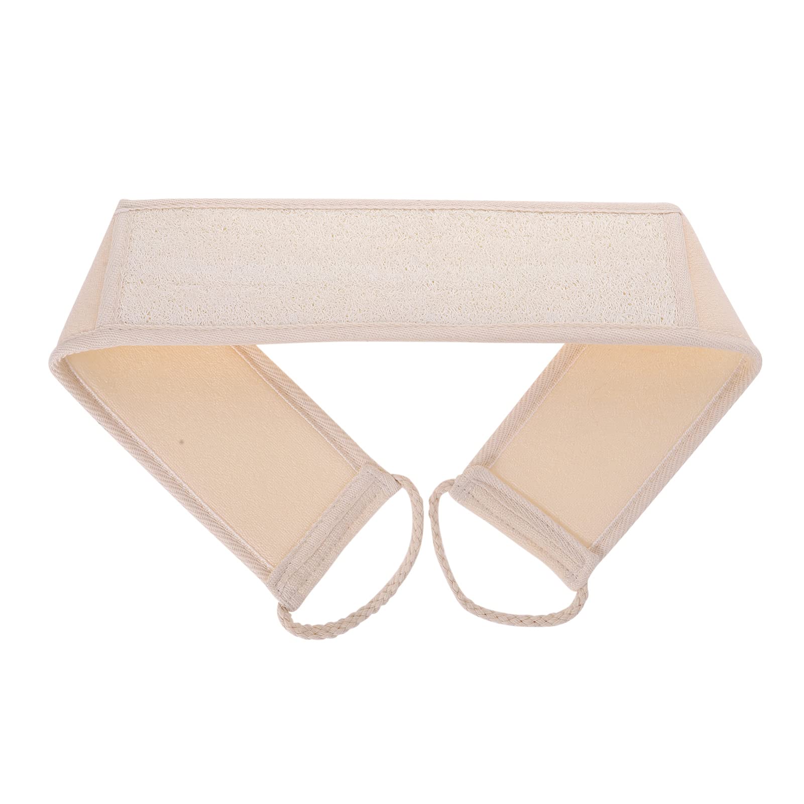 Natural Exfoliating Loofah Back Scrubber - 2 Pack Long Strap Body Shower Sponge for Deep Cleansing & Skin Renewal | Perfect for Back Exfoliation, Shower & Bath Use