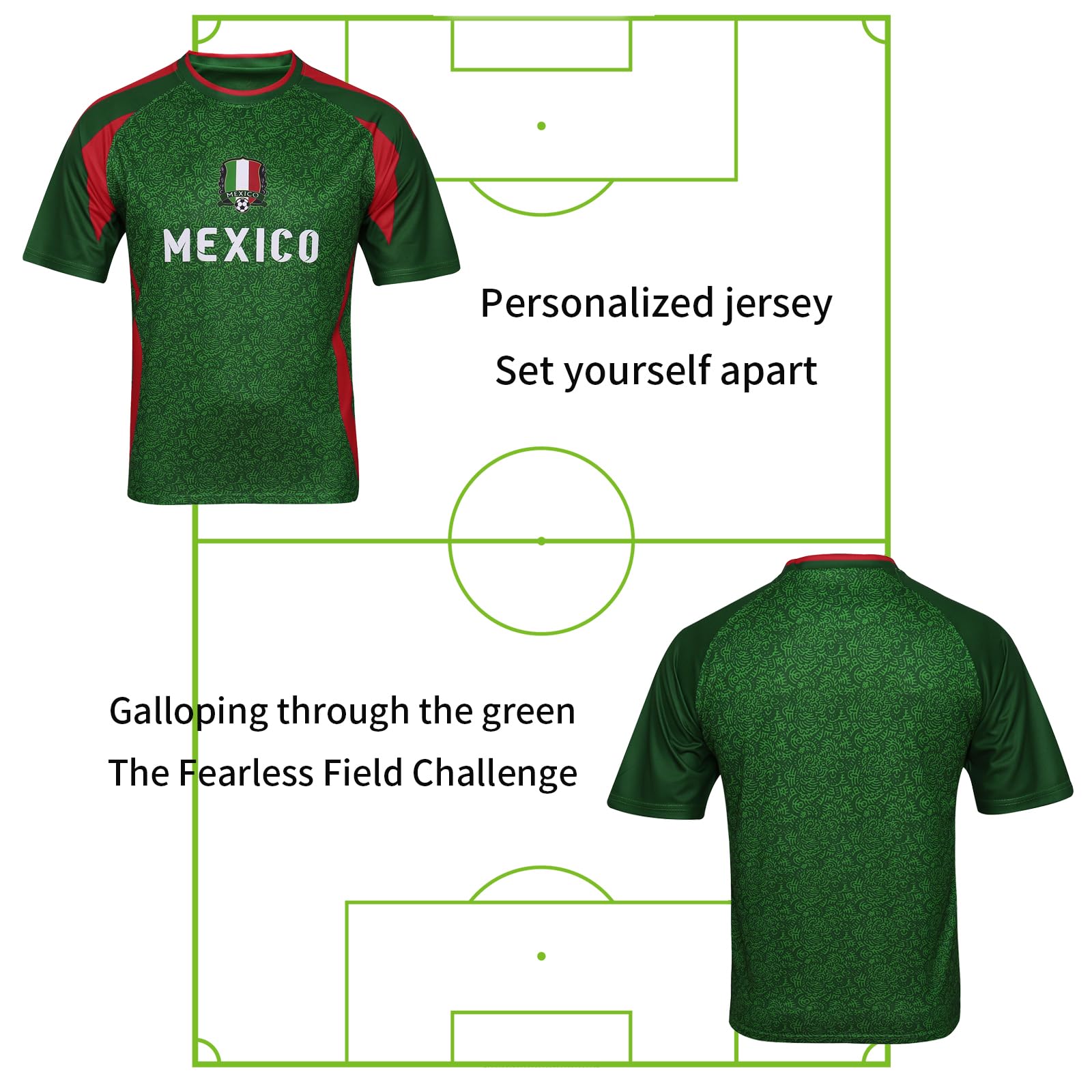 2024 Copa America Soccer Jerseys - Argentina, Brazil, Mexico - Fan Wear for Games & Events
