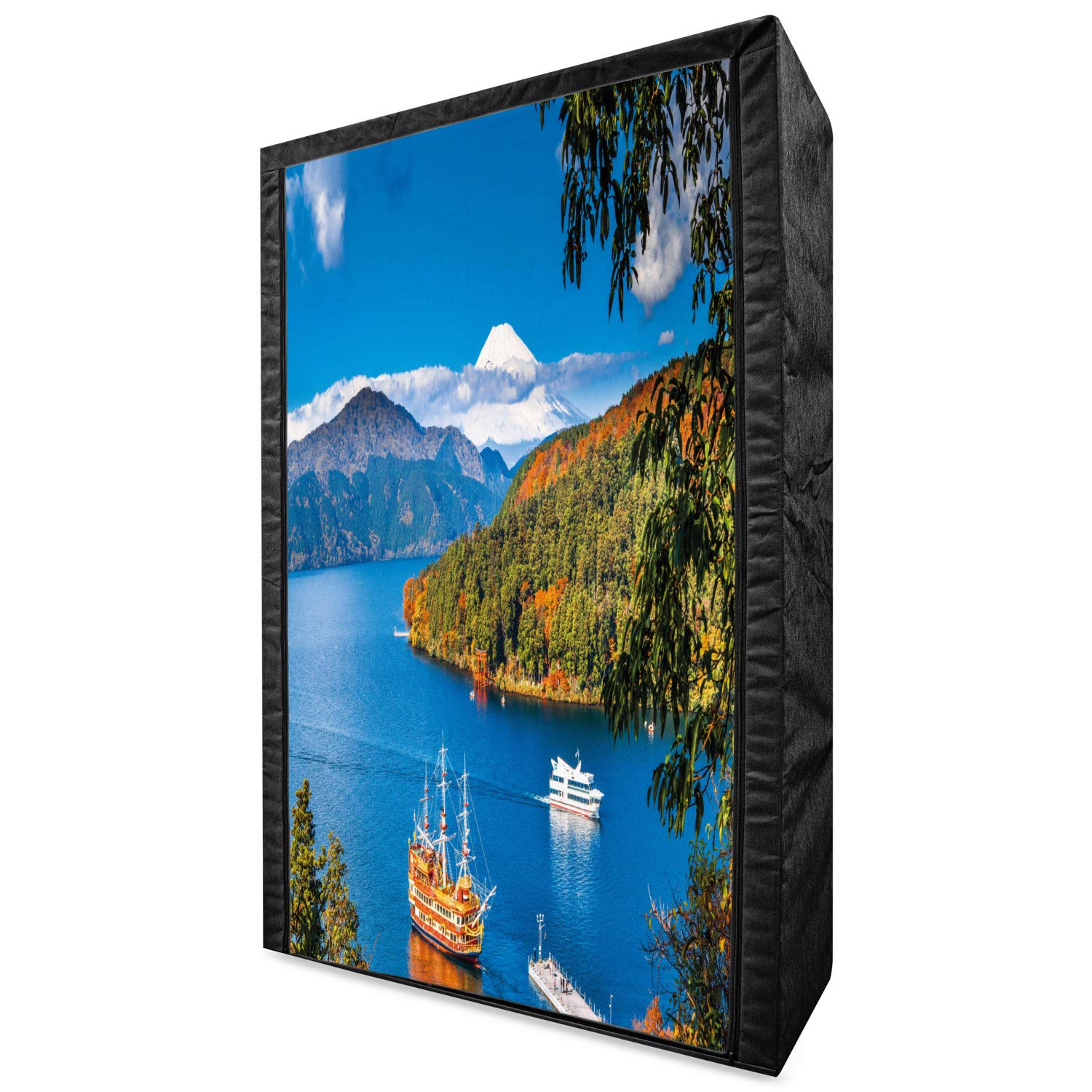 Ambesonne Pirate Ship Portable Fabric Wardrobe - 42.5