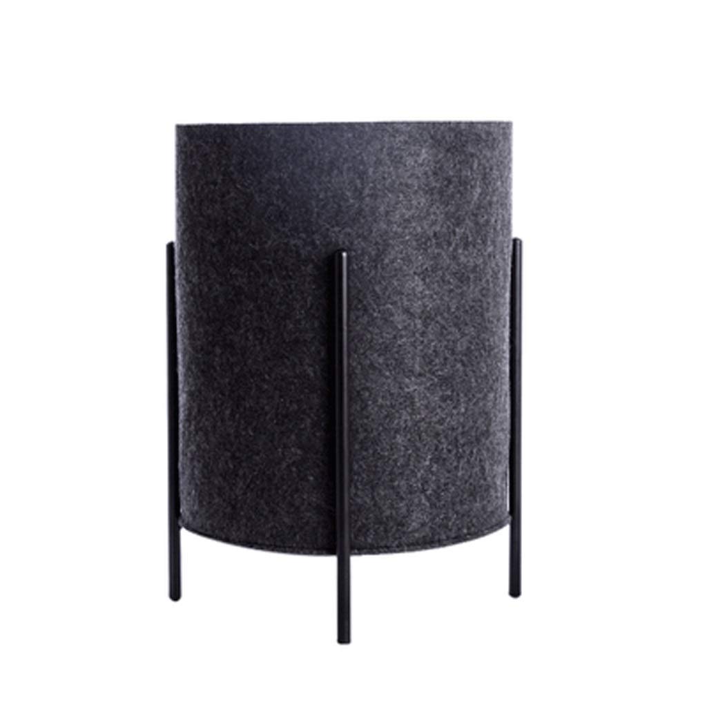 ZANZAN Large Laundry Basket with Handles - Foldable Storage Bin Organizer for Clothes, Toys & Home Organization - Perfect for Bedroom, Bathroom & Living Room (Dark Gray) - Ideal for Laundry Day, Closet Storage & Kids' Room Organization
