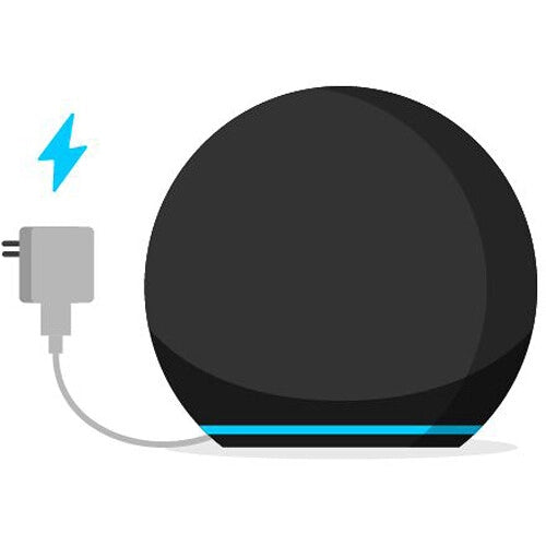 Amazon Echo (4th Generation) | Smart Speaker with Alexa | Charcoal Black | Stream Music, Control Smart Home, Make Calls | Perfect for Living Room, Kitchen & Home Office