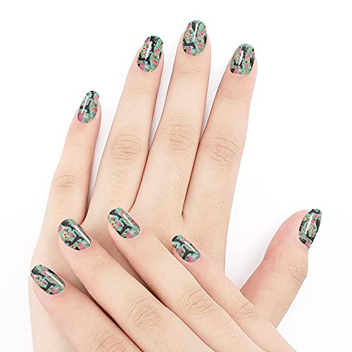 Italian Greyhound Press On Nails - 5 Sheets Self-Adhesive Nail Art Stickers for Women & Girls | Funny Dog Design Manicure Decals | Perfect for Parties, Gifts & Everyday Fashion