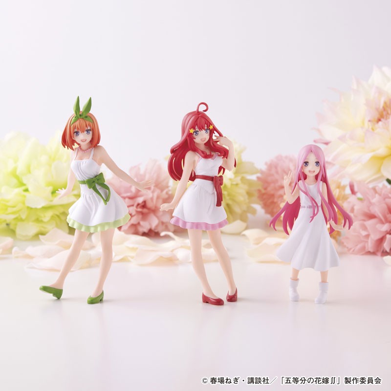 Bandai Gashapon The Quintessential Quintuplets Season 2 Vol. 2 Anime Trading Figures - Complete Set of 9 Sealed Collectible Figures - Perfect for Anime Fans, Display Collections & Gift Giving