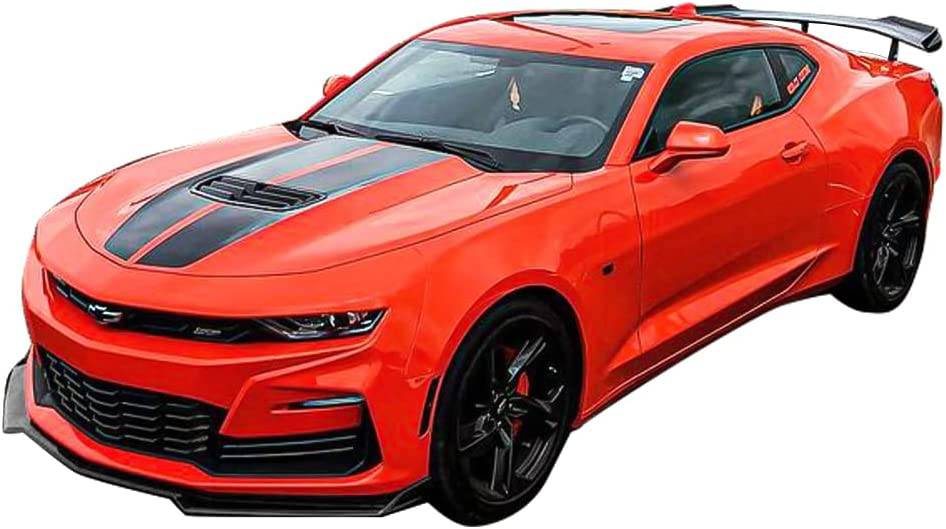 2016-2023 Chevrolet Camaro Front Bumper Lip - ABS Glossy Black 3-Piece Set for LT/LS/RS/SS/1LE Models | Aggressive Styling Upgrade for Street & Track Performance