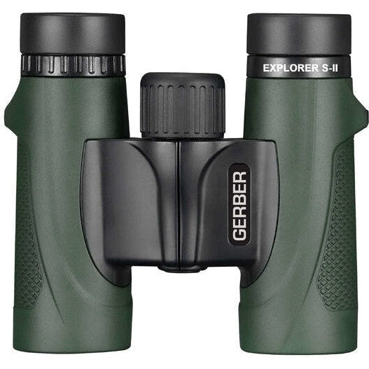 Gerber Explorer Series 2 10X25 BAK4 Binoculars - Compact & Powerful for Hiking, Bird Watching, and Outdoor Adventures