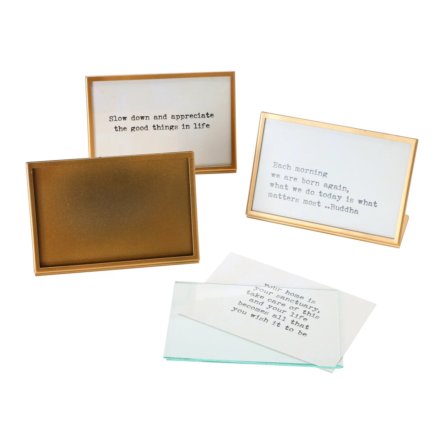 Elegant Framed Saying Easel - Inspirational Quote Display Stand for Home & Office Decor - Perfect for Wall Art, Mantel Decor, and Gift Giving