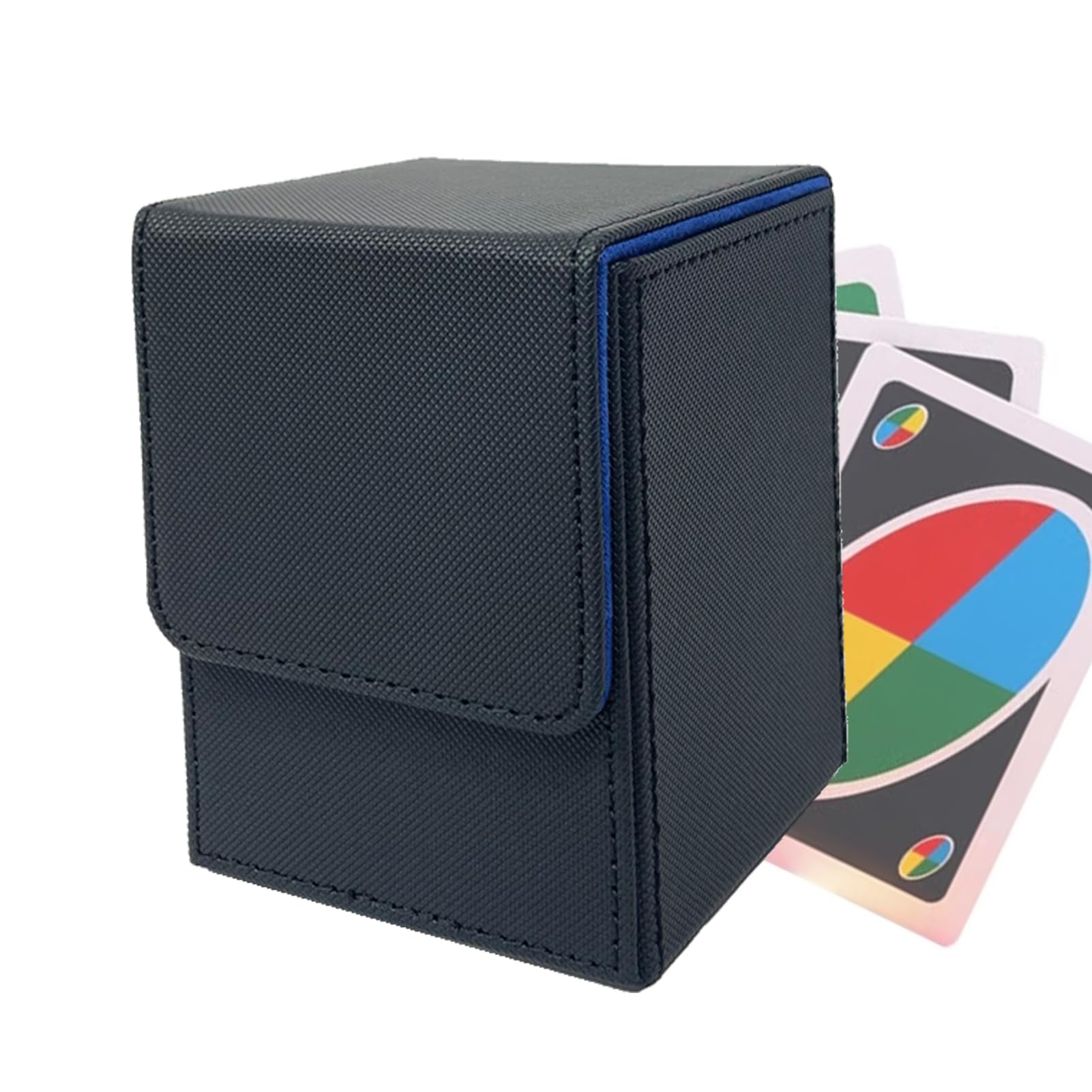Premium Magnetic Deck Holder - Horizontal Card Storage Box for MTG, Pokemon & Yugioh | Secure & Organized Deck Box for Collectible Trading Cards | Perfect for Gaming, Travel & Home Display