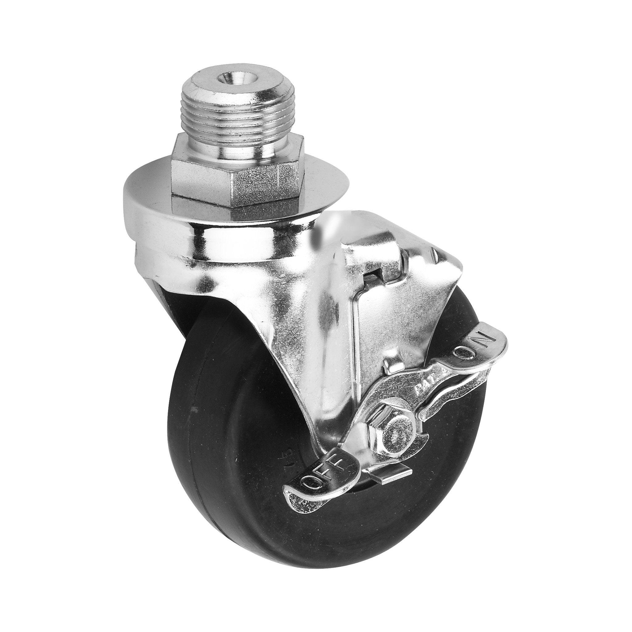 44013 Heavy Duty Swivel & Locking Caster Wheels - Industrial Grade for Furniture, Carts, and Workbenches - Smooth Rolling & Secure Mobility