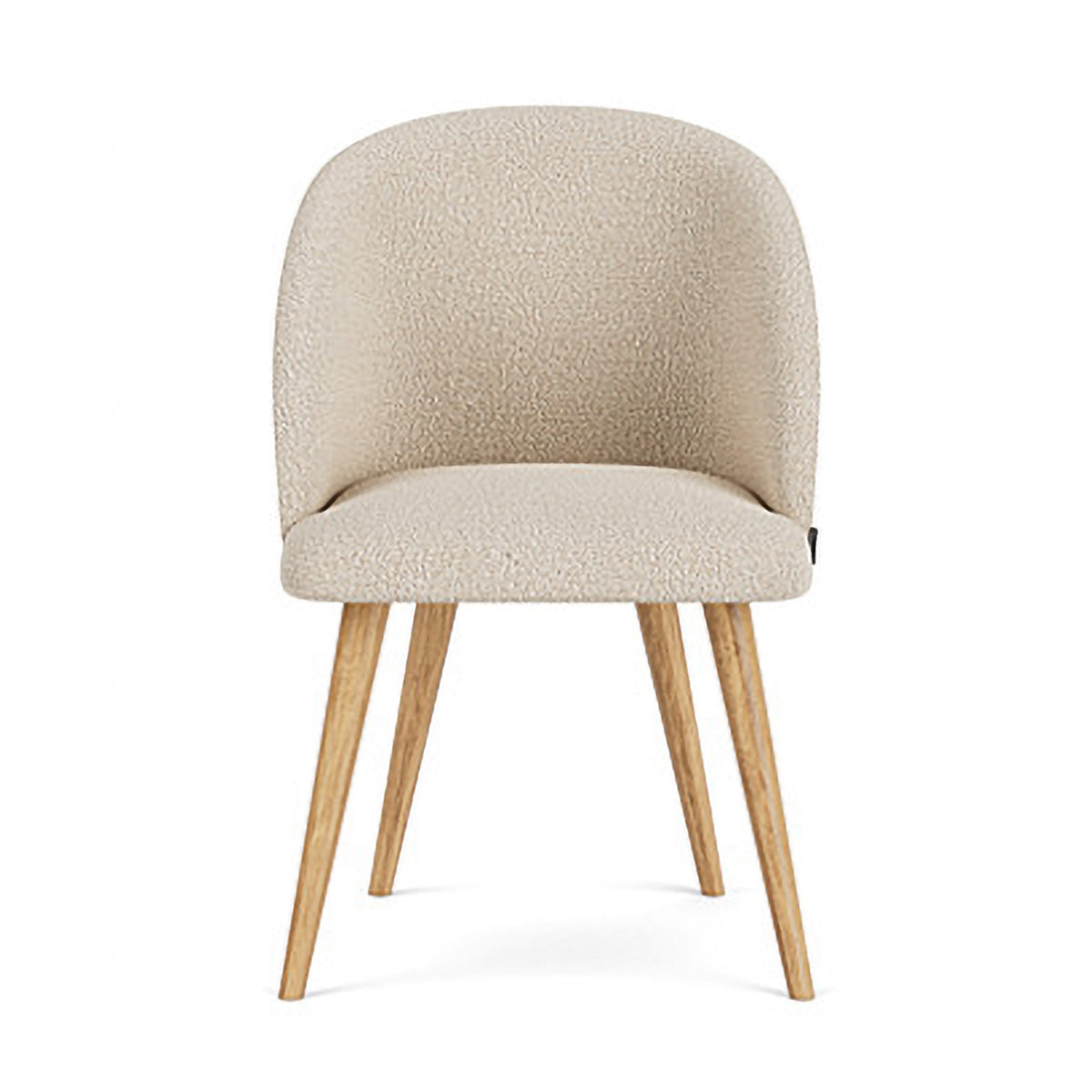 Holly Boucle Dining Chair - Modern Upholstered Accent Chair for Kitchen, Dining Room & Office - Comfortable & Stylish Home Decor