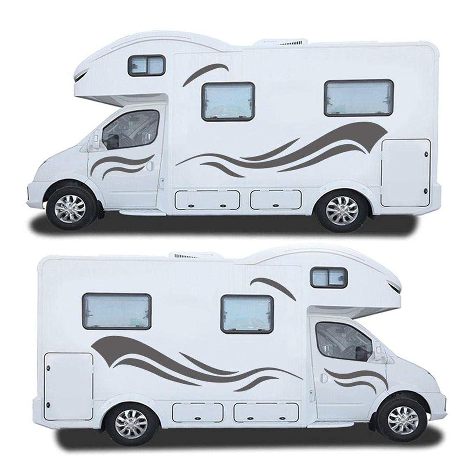 Premium Car Vinyl Stripes Graphics Stickers Decals Kit - Custom Decals for RV, Trailer, Camper, Motorhome & Vehicles - Easy to Apply, Durable & Weatherproof - Perfect for Customizing Your Ride, Home Decor & Outdoor Adventures