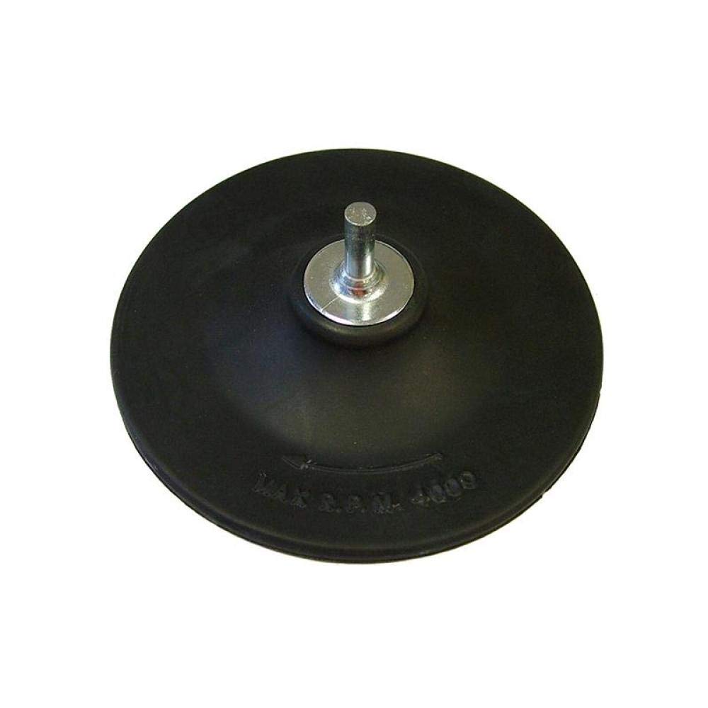 ABP125 Rubber Backing Pad for Angle Grinder - 5 Inch Sanding Disc Adapter with Hook & Loop System - Perfect for Woodworking, Metal Polishing & Surface Preparation