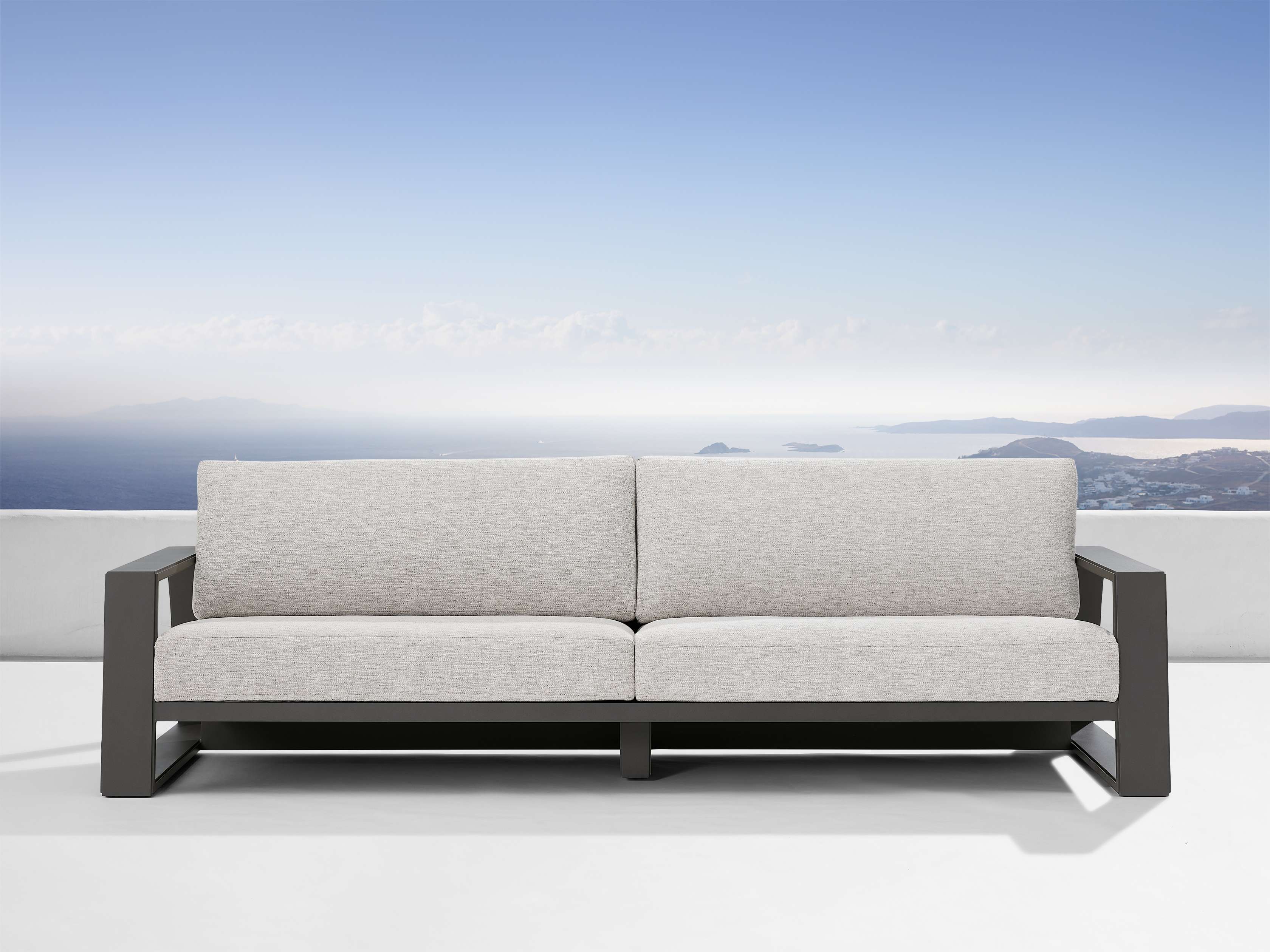 Premium Canyon Outdoor Aluminum Sofa Set - Durable & Weather-Resistant Patio Furniture for Garden, Poolside & Backyard Relaxation