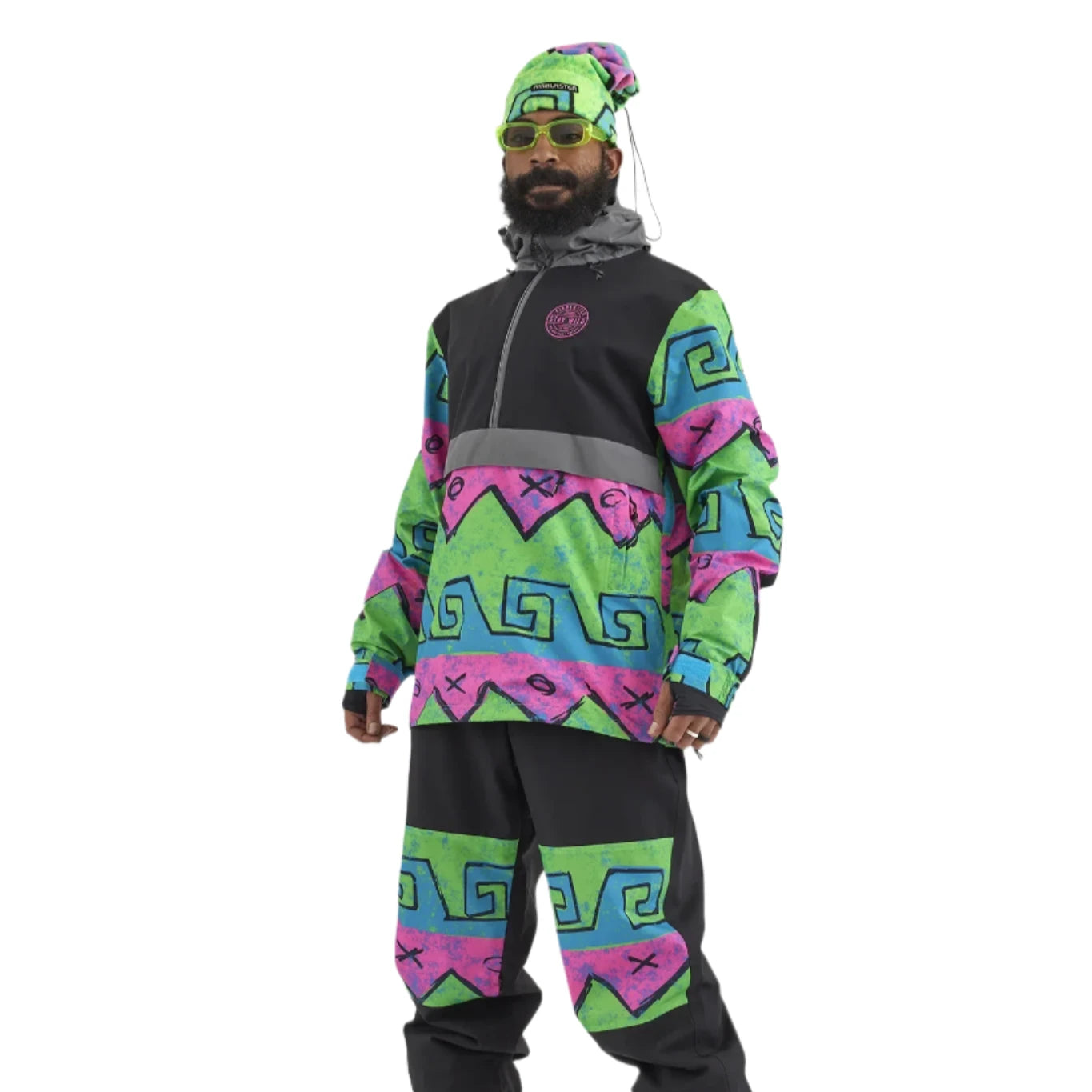 Airblaster Trenchover Half Zip Shell Jacket 2025 - Waterproof Windbreaker for Skiing, Snowboarding & Outdoor Adventures