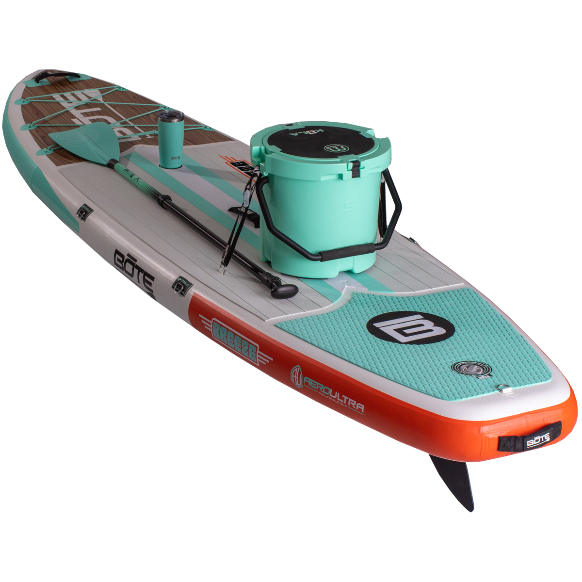 Breeze Aero Classic 11'6 Inflatable Stand Up Paddle Board - Lightweight & Stable SUP for Yoga, Fishing & Surfing - Perfect for Lakes, Oceans & Rivers