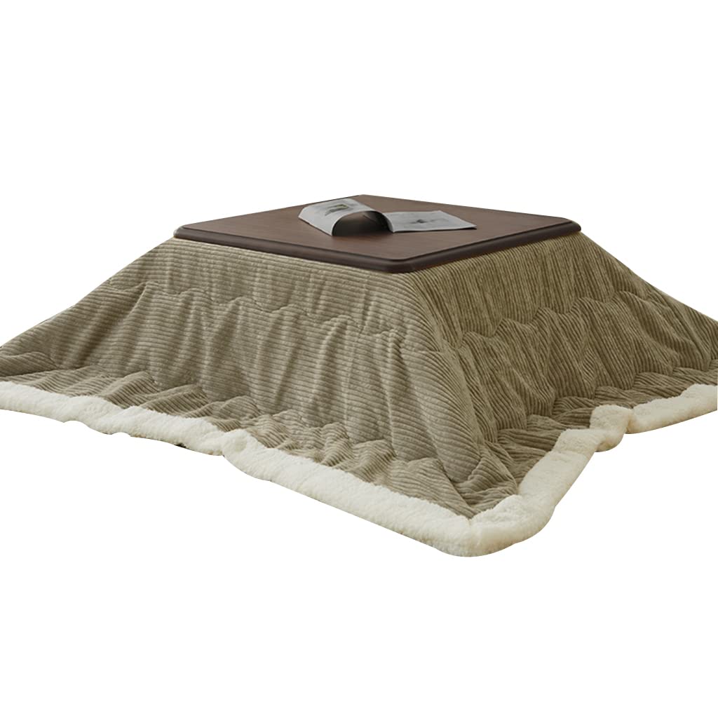 Japanese Kotatsu Table with Heater - Low Coffee Table for Winter Warmth | Indoor Heating Furniture for Living Room, Bedroom & Office Use