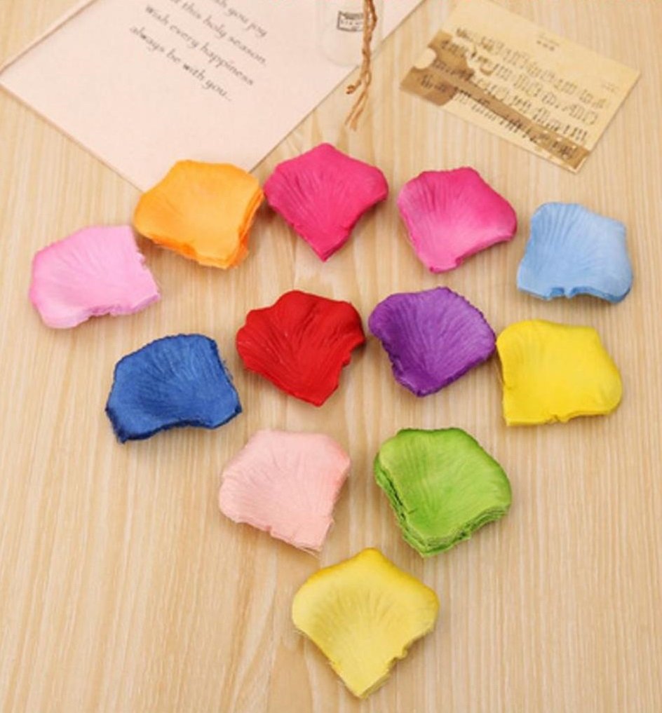 4000 Pcs Light Aquamarine Silk Rose Petals - Premium Wedding Flower Decorations for Aisle, Table Scatter, Bridal Shower & Romantic Events