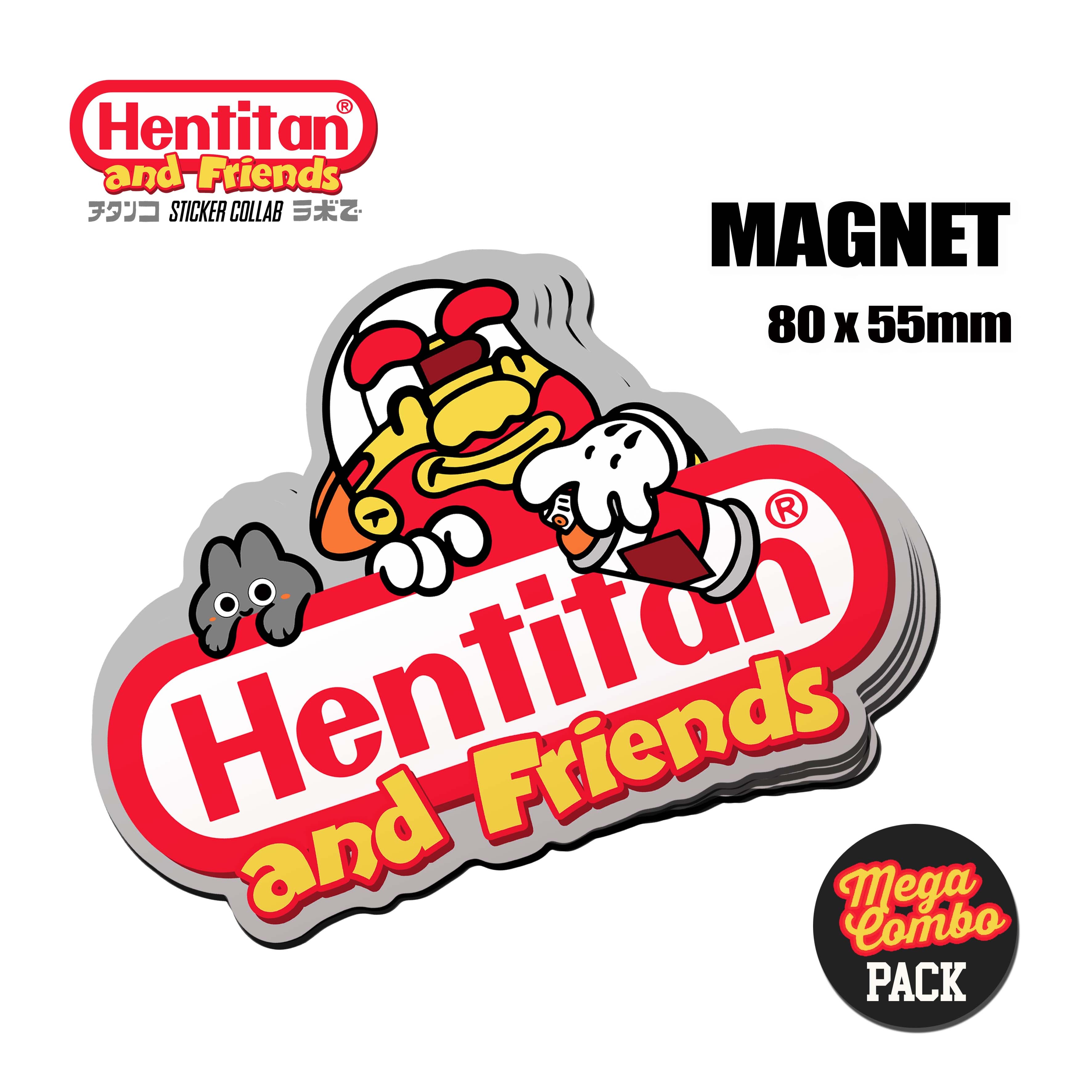 Hentitan and Friends Mega Combo Sticker Pack - 500+ Unique Vinyl Decals for Laptops, Water Bottles & DIY Crafts - Perfect for Scrapbooking, Journaling & Personalizing Gifts