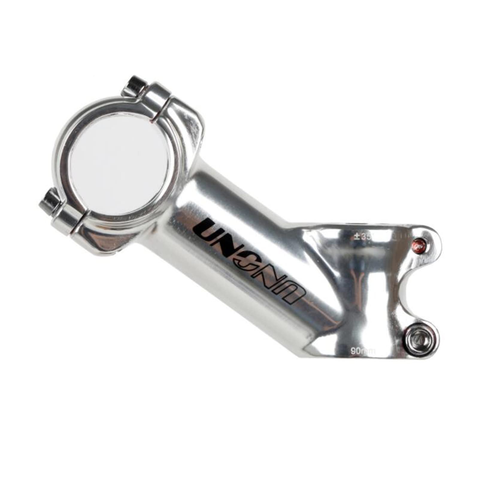 GuoranGG 35 Degree 31.8mm MTB Riser Stem - 70mm/90mm/110mm Short Handlebar Stem for Mountain Bike, Road Bike & Bicycle (Silver) | Perfect for Trail Riding, Commuting & Bike Upgrades