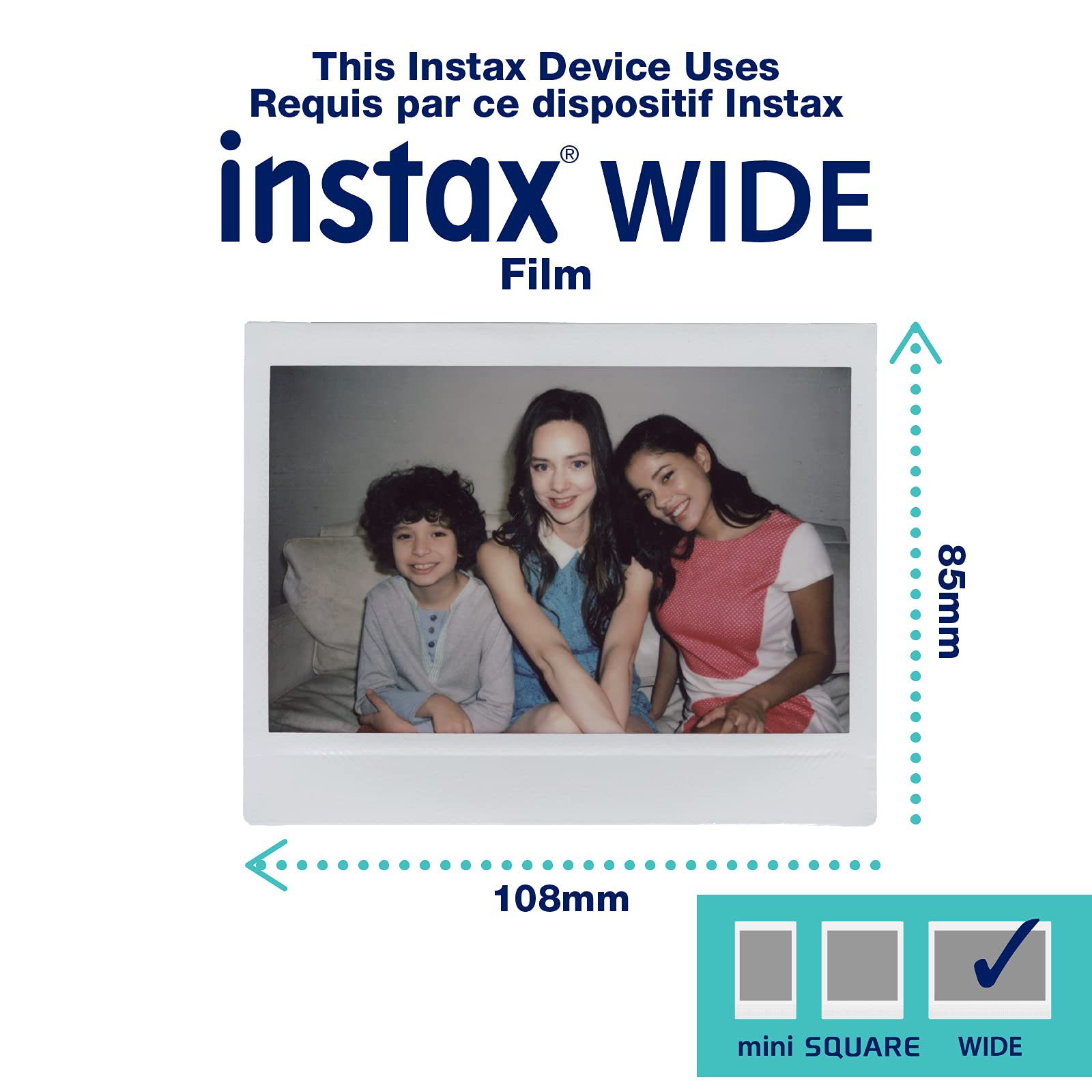 Fujifilm INSTAX Wide 400 Instant Film Camera (Sage Green) - Wide Format Instant Photos for Parties, Travel & Memories - Perfect for Weddings, Birthdays & Polaroid-Style Photography