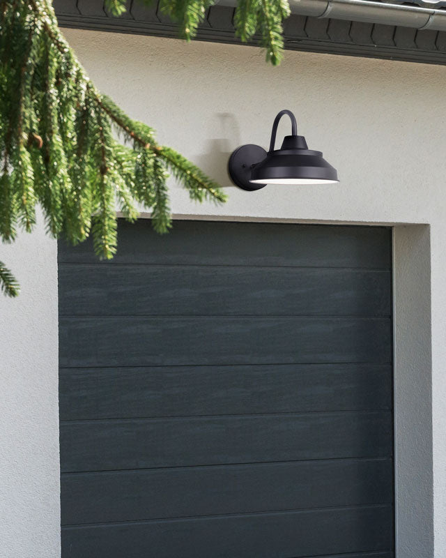 Canarm Matte Black LED Barn Light - 10.625