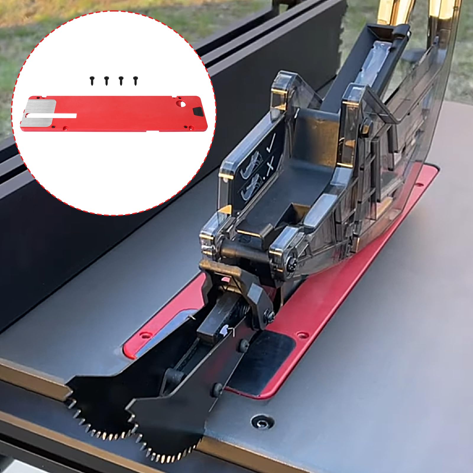 SKIL TS6307-00 10-Inch Table Saw Zero Clearance Insert Plate & Dado Insert Plate Combo (STZ6307 & STA6307) - Perfect for Woodworking Projects and Precision Cuts