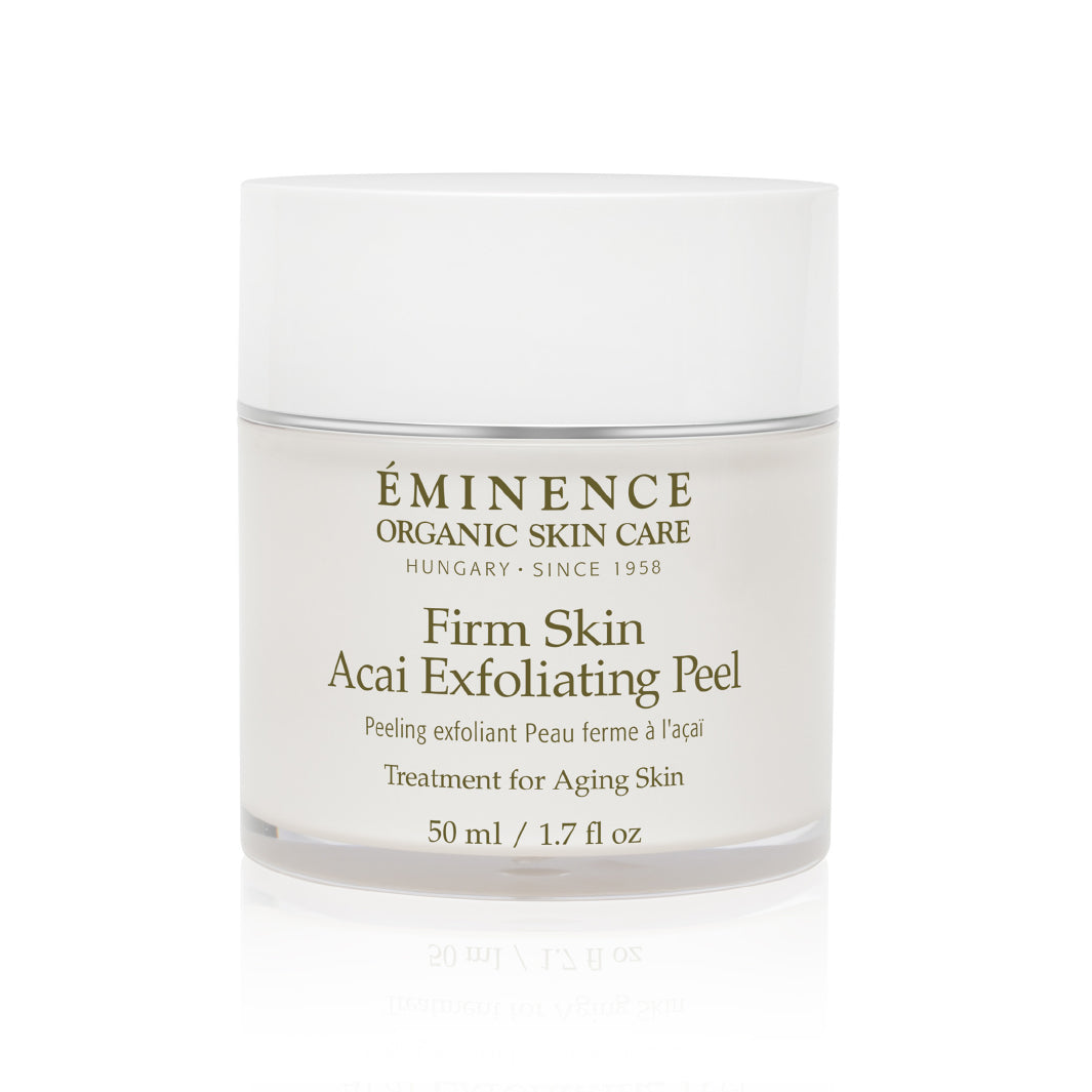 Eminence Organics Firm Skin Acai Exfoliating Peel - Natural Exfoliator for Glowing Skin, Anti-Aging Face Scrub - Perfect for Daily Skincare Routine & Spa Treatments