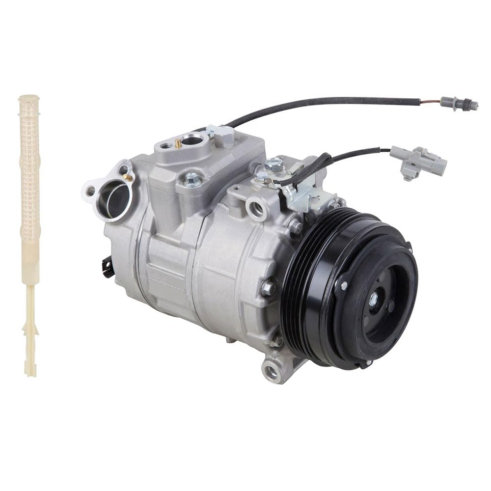 New BMW 750i 2009 AC Compressor & A/C Drier Kit - OEM Replacement Part 61-98846R2 by BuyAutoParts - Perfect for Summer Cooling & Auto AC System Repair