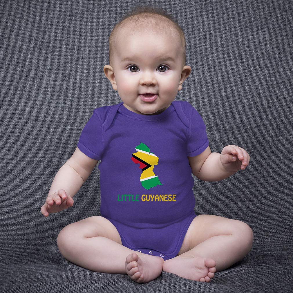 Custom Boy & Girl Baby Bodysuit - Funny Cotton Infant Onesie for Guyanese Babies - Perfect for Family Photos, Playtime & Special Occasions