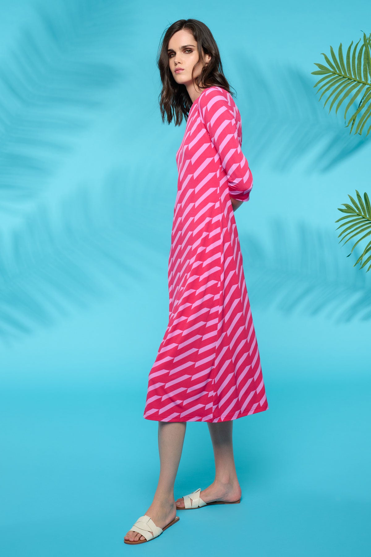 Alice Dress for Women - Flowy Pink & Lilac Floral Summer Dress - Perfect for Beach, Vacation & Date Night