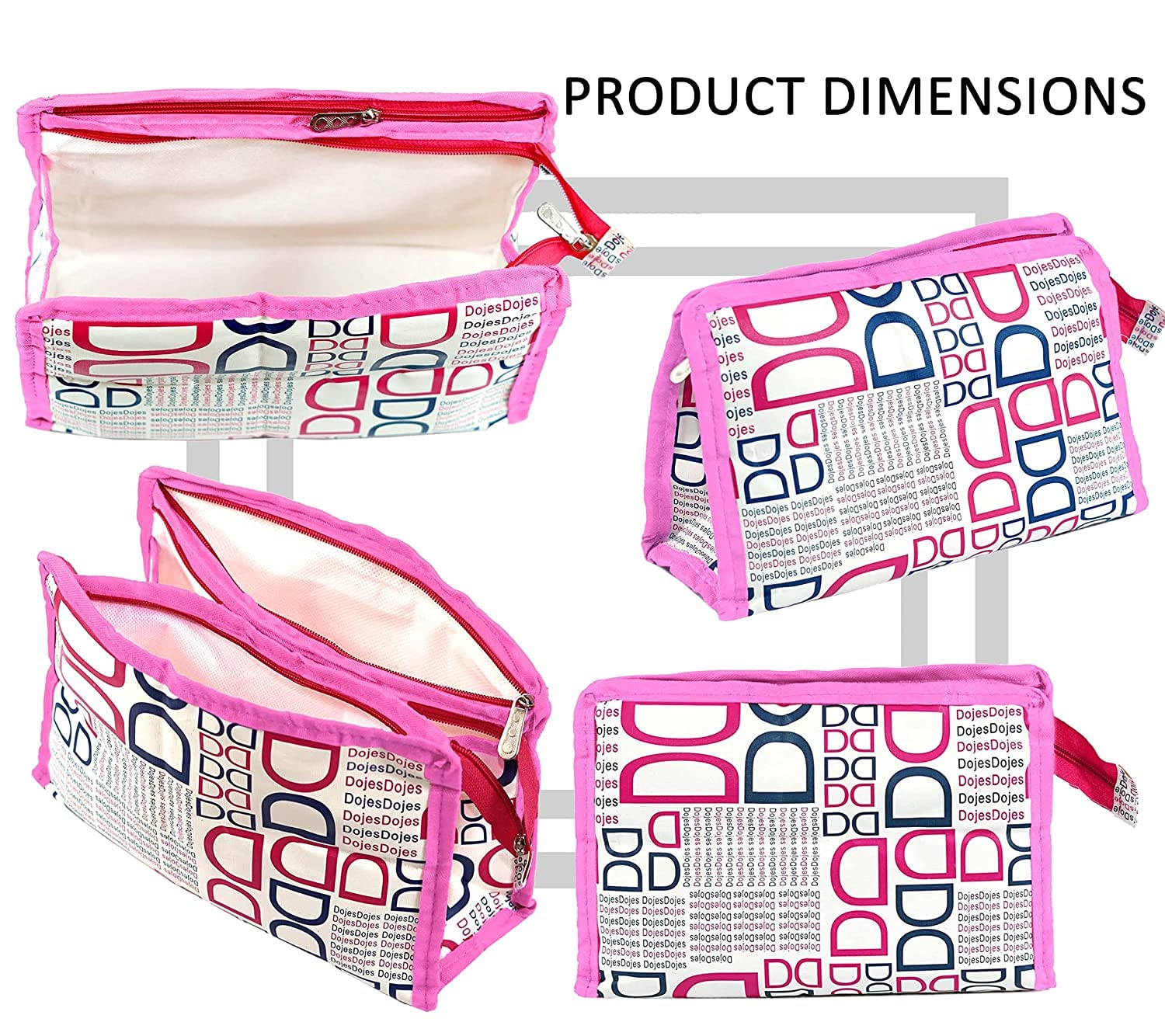 PRISMAXIC 3-Piece Travel Toiletry Bag Set - Waterproof Cosmetic & Makeup Organizer Pouch for Men & Women - Perfect for Airplane, Gym, Camping & Business Trips