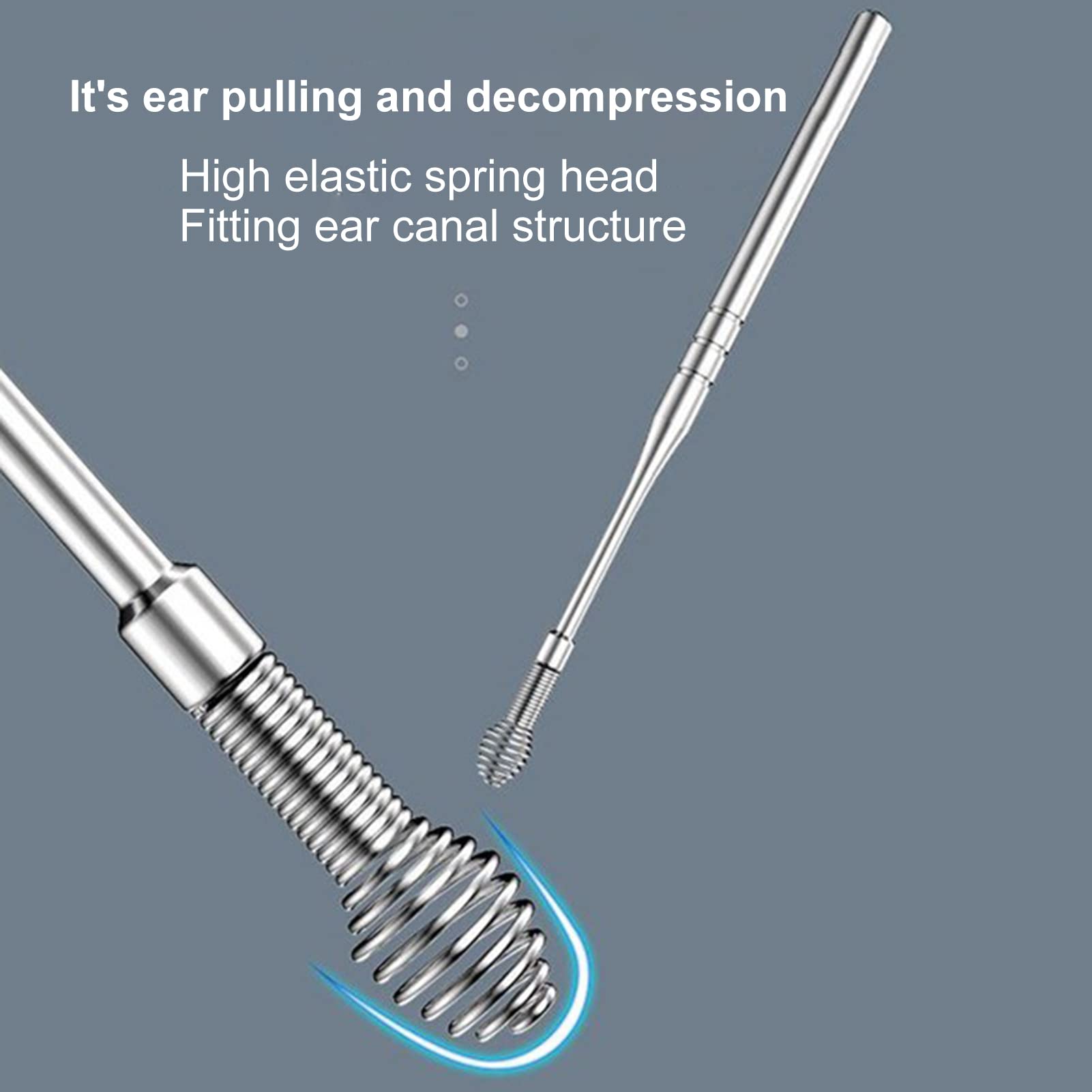 Bluelanss Ear Wax Removal Kit - Spiral Ear Cleaner & Ear Pick Tool for Safe Home Ear Cleaning - Perfect for Kids & Adults with Sensitive Ears