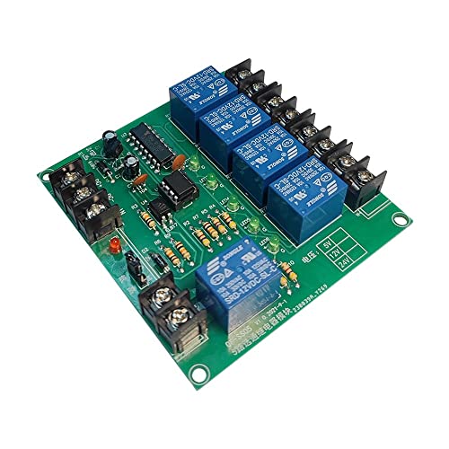 5 Channel DC 12V Motor Speed Controller with Self-Locking Relay & LED Indicator - Perfect for DIY Robotics, Industrial Automation, and Home Appliance Projects