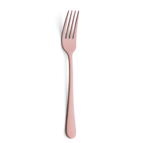 Amefa 8-Piece Copper Table Forks Set - Premium Stainless Steel Flatware for Dining, Restaurants & Catering (12/Case) - Elegant Cutlery for Dinner Parties, Weddings & Home Use