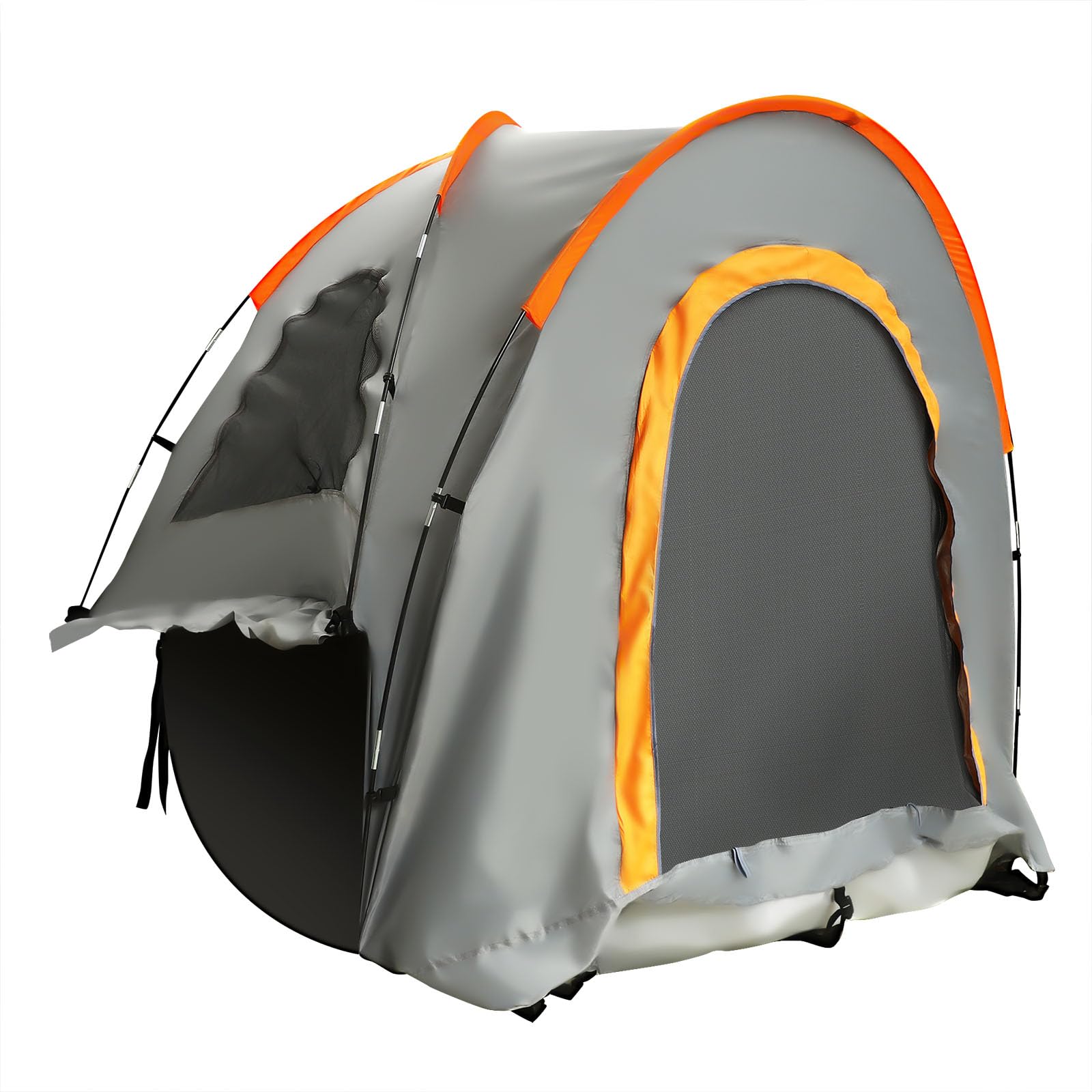 Portable Pickup Truck Tent for Camping - Quick & Easy Automatic Setup with Fan, Light, Cushion & Storage Bag | Waterproof Truck Bed Tent for Outdoor Adventures, Road Trips & Tailgating