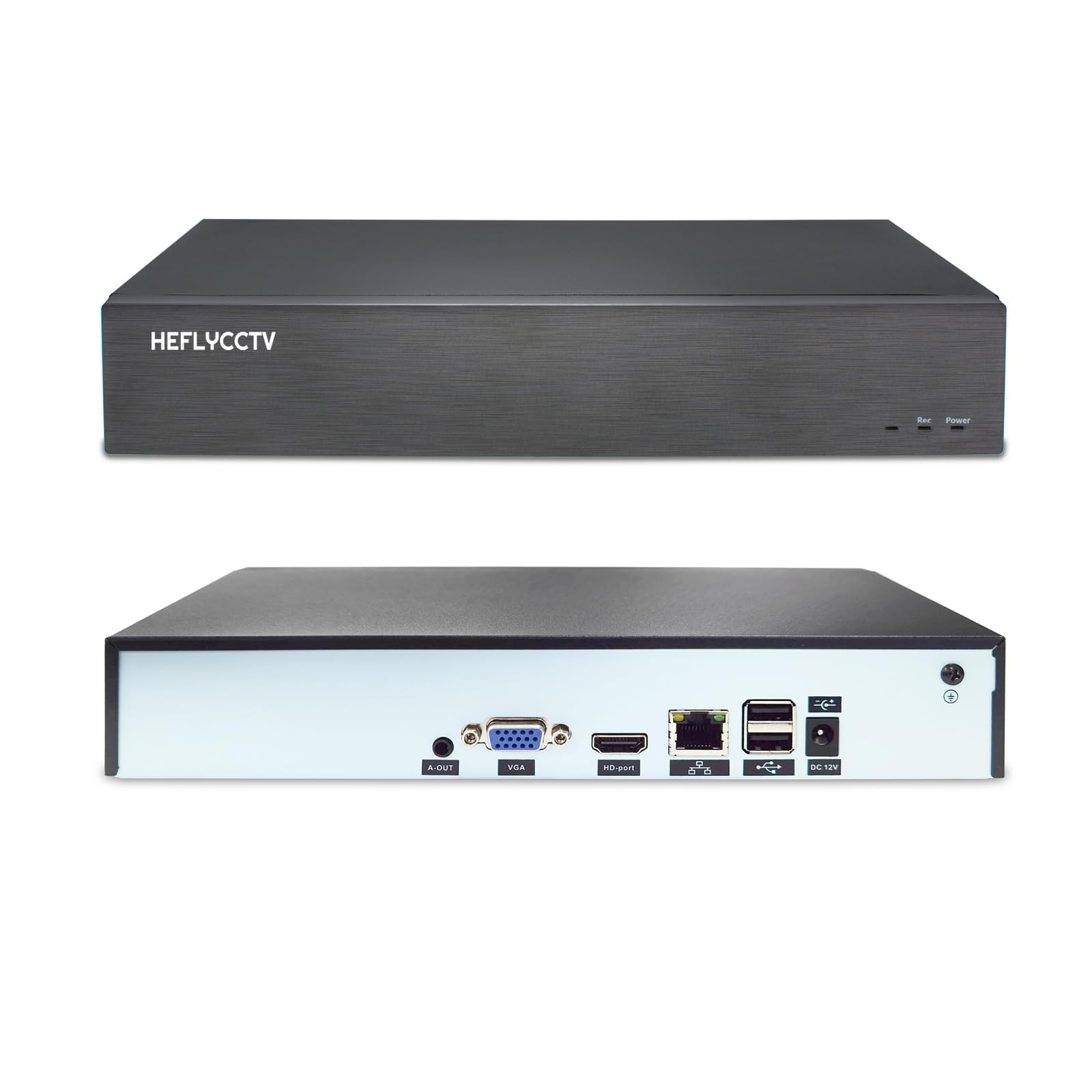 36 Channel 4K NVR Security System - Supports 36 x 8MP/4K IP Cameras with AI Motion Detection (HDD Not Included) | Perfect for Home Security, Business Surveillance & 24/7 Monitoring