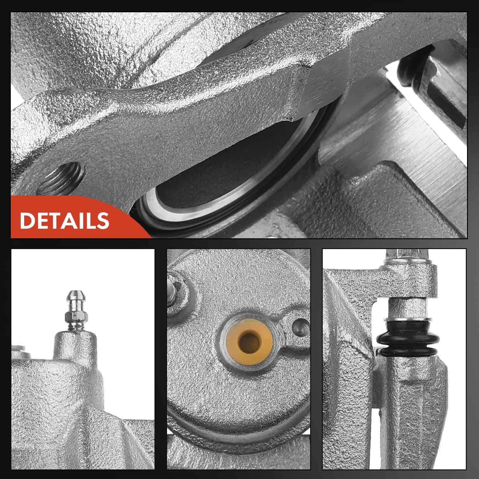 Premium Disc Brake Caliper Assembly with Bracket - Compatible with Toyota Prius 2001-2003 (Front Driver & Passenger Side) - 2-Piece Set - High-Performance Braking for Smooth Stops & Safe Driving