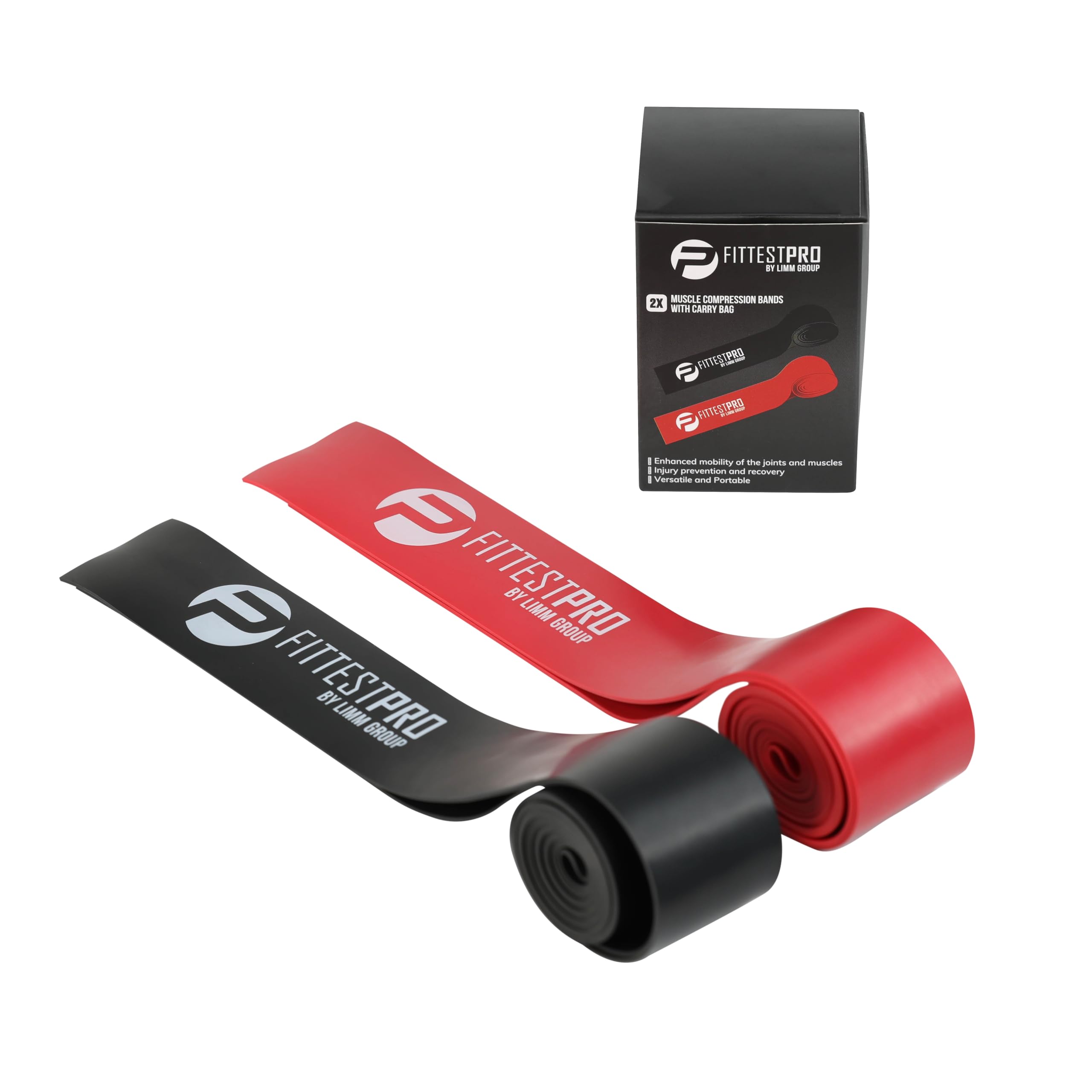 Muscle Compression Floss Bands for Mobility & Recovery - Physical Therapy & Fitness Training Tool - Ideal for Athletes, CrossFit, and Post-Workout Muscle Recovery