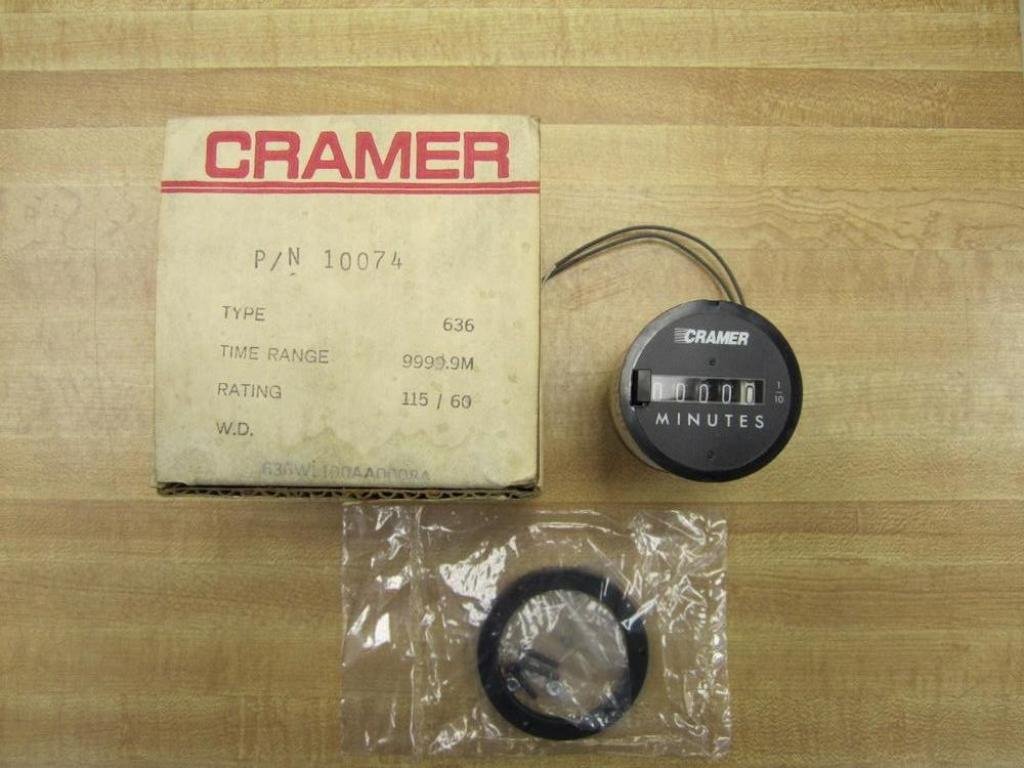 Cramer 10074 Electromechanical Motor Timer - Heavy Duty Industrial Timer for HVAC, Pumps & Appliances | Reliable Time Control Solution for Home & Commercial Use