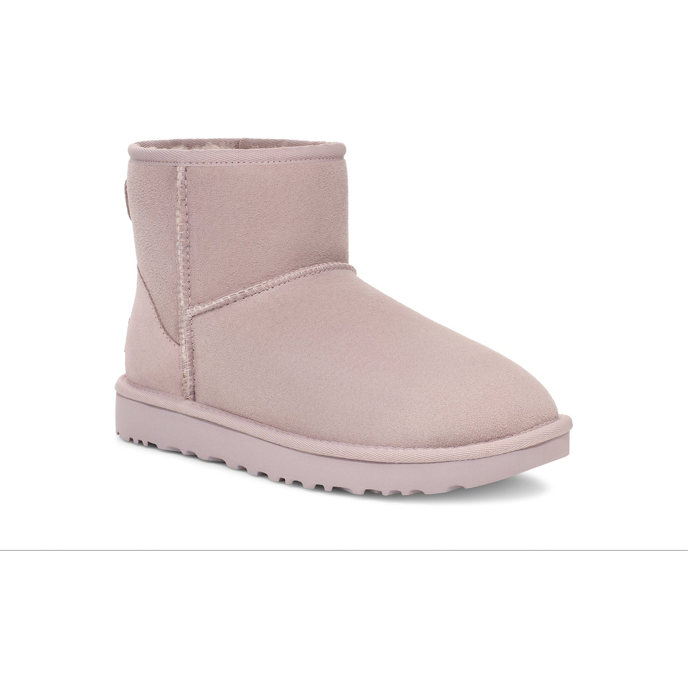 UGG Women’s Classic Mini II Boots in Pale Smoke - Cozy Winter Boots for Women, Fashionable Snow Boots for Cold Weather & Outdoor Activities