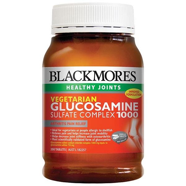 Blackmores Vegetarian Glucosamine Sulfate Complex 1000mg - Joint Support Supplement for Active Lifestyles | Vegan-Friendly Formula for Mobility & Comfort