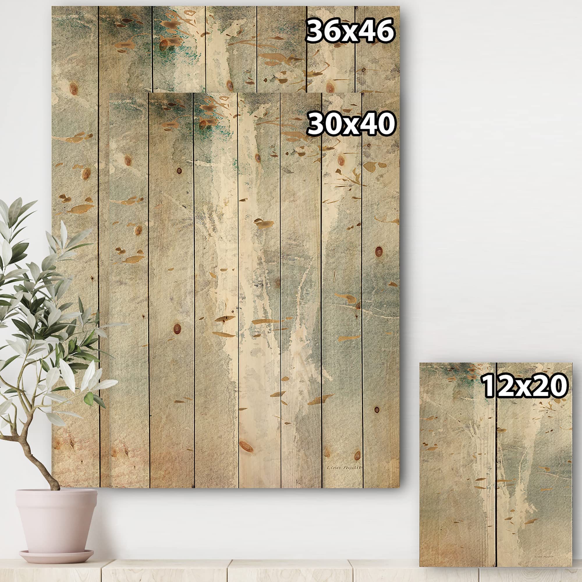 DesignQ Woodland Walk Into The Forest Traditional Wood Wall Art - Large Abstract Pine Wood Wall Decor for Living Room, Bedroom & Office