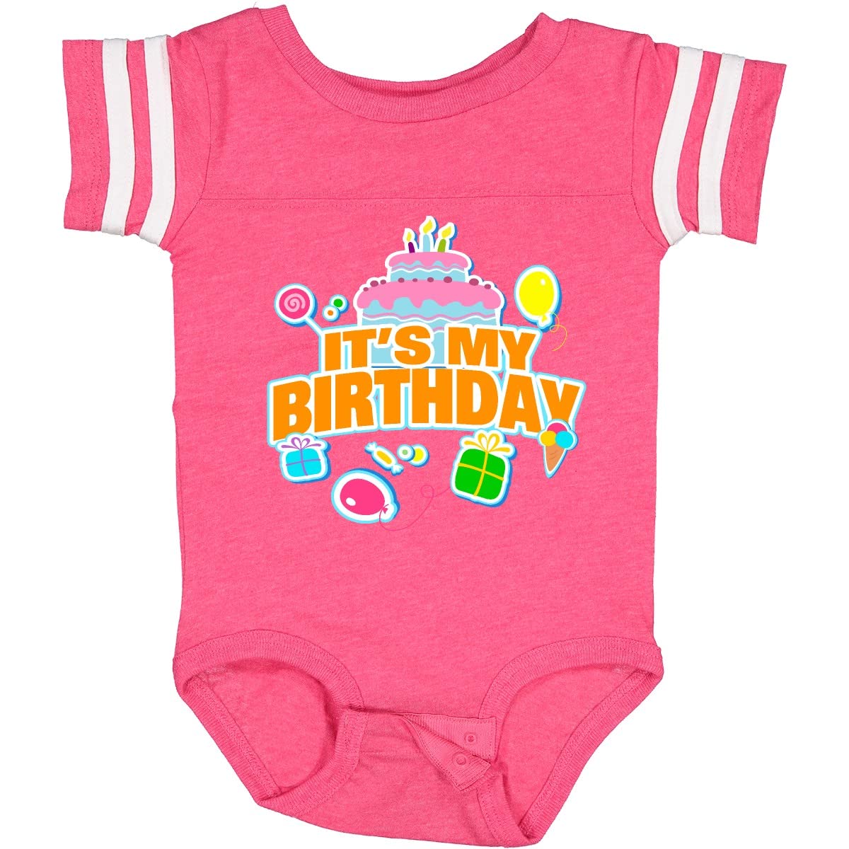 Inktastic It's My Birthday Baby Bodysuit - Cute Birthday Outfit for Infants & Toddlers - Perfect for 1st Birthday Parties, Photo Shoots & Celebrations