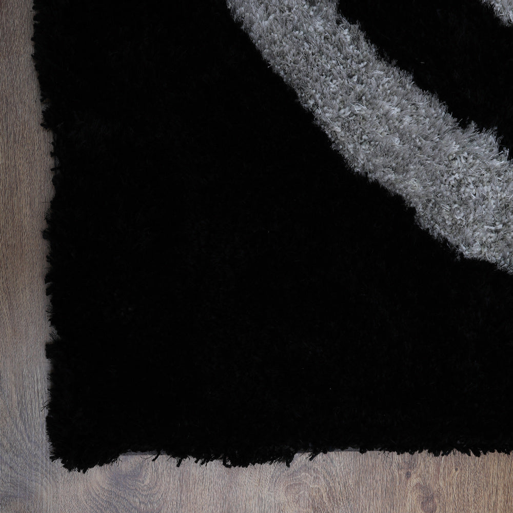 Stylish Intersected Hand Tufted Rug - Soft & Durable Area Rug for Living Room, Bedroom, or Office Decor