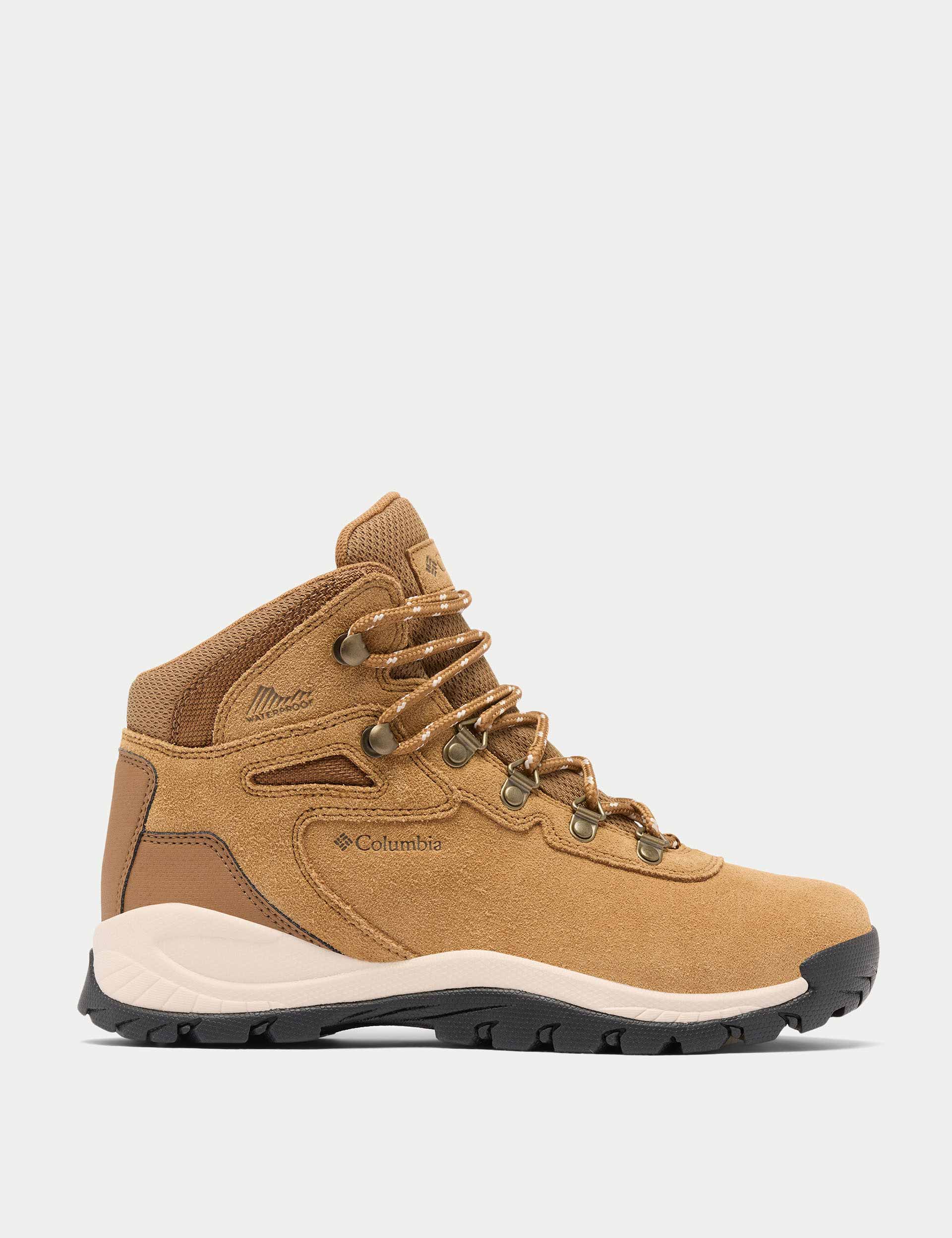 Newton Ridge Plus Waterproof Amped Hiking Boots for Men & Women - Lightweight, Durable & Comfortable Outdoor Shoes - Perfect for Hiking, Trekking & Camping Adventures (Elk/Dark Stone)