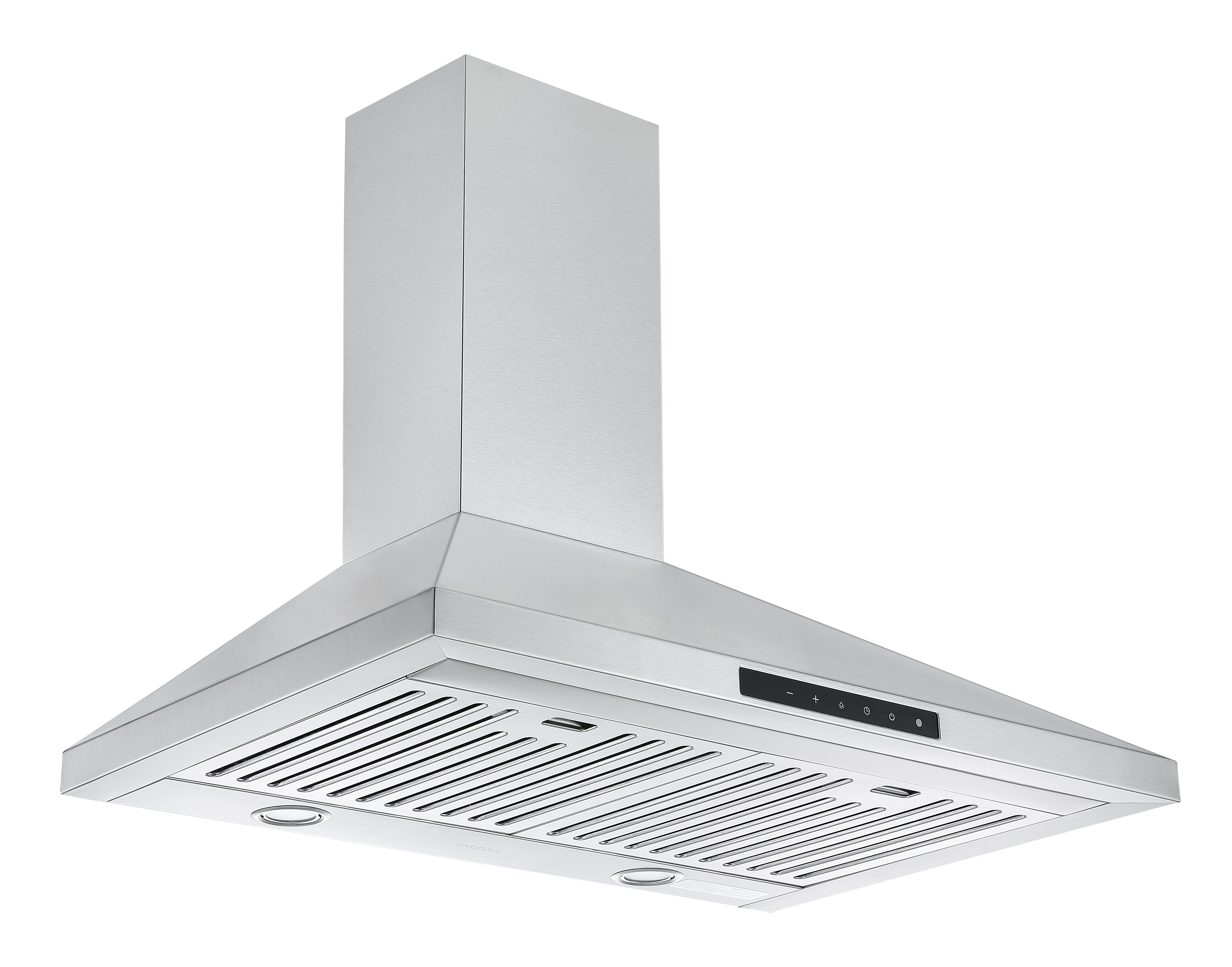 WPNL630 30 Inch Stainless Steel Wall Mount Pyramid Range Hood with Night Light - Powerful Kitchen Ventilation for Modern Homes