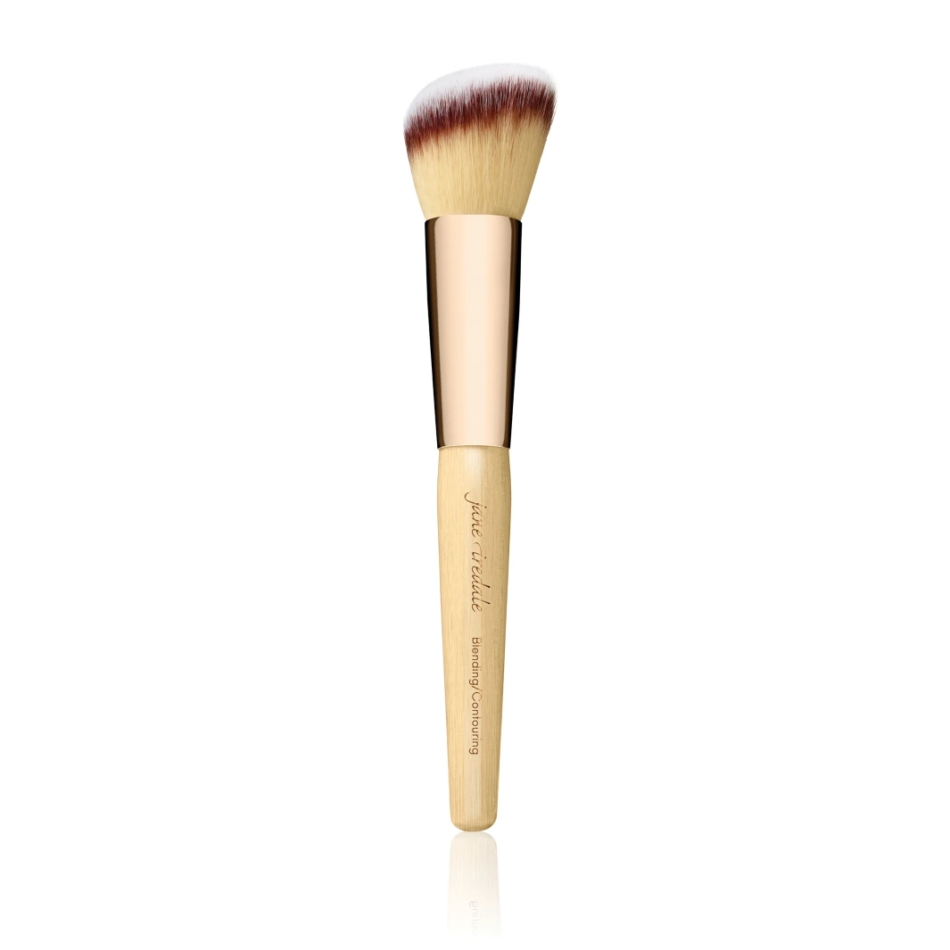 Jane Iredale Rose Gold Blending & Contouring Brush - Professional Makeup Brush for Flawless Blending & Contouring | Perfect for Everyday Makeup & Special Occasions