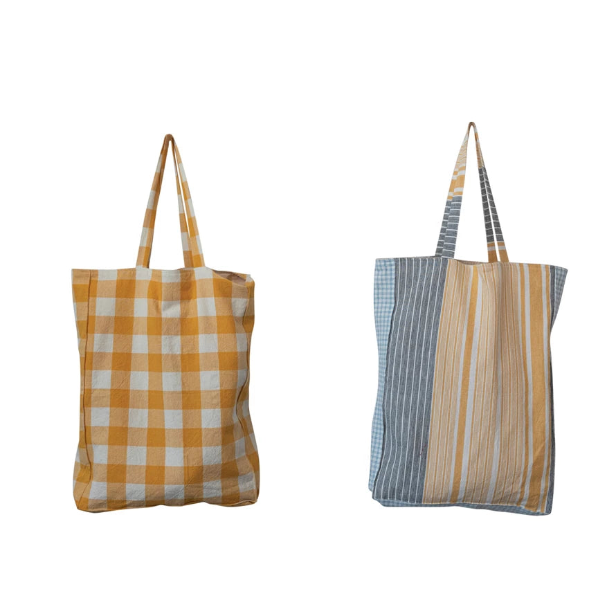 Eco-Friendly Cotton Tote Bag - Reusable Shopping Grocery Bag with Sturdy Handles - Perfect for Groceries, Beach, Gym & Everyday Use